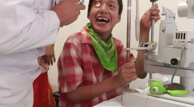 Atenciones oftalmológicas a niños, niñas y jóvenes con Discapacidad de Los Pipitos en Juigalpa