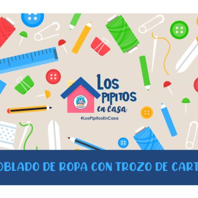 DOBLADO DE ROPA CON TROZ DE CARTON