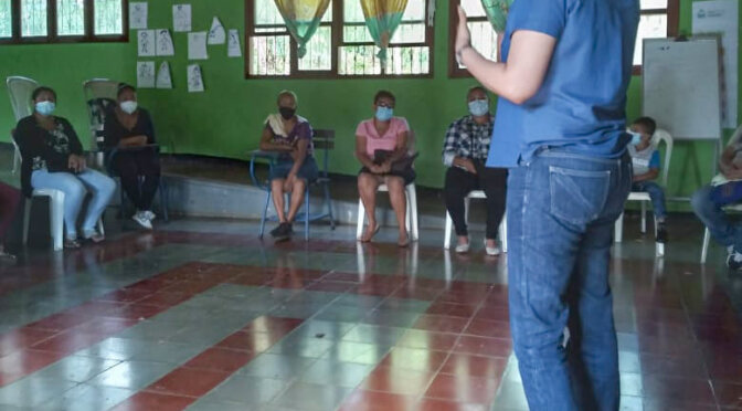 Familias de Los Pipitos de Jinotepe inician jornada de capacitación para fortalecer saberes en pro del desarrollo de sus hijos e hijas.