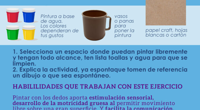 Estos días aprovechemos a impulsar actividades de juego para promover el desarrollo de habilidades de nuestros hijos e hijas.