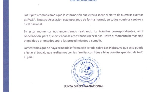Comunicado Oficial
