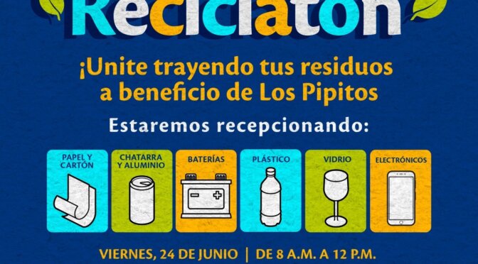 Sumémonos al Reciclatón que Tigo Nicaragua realizará con “Los Pipitos”