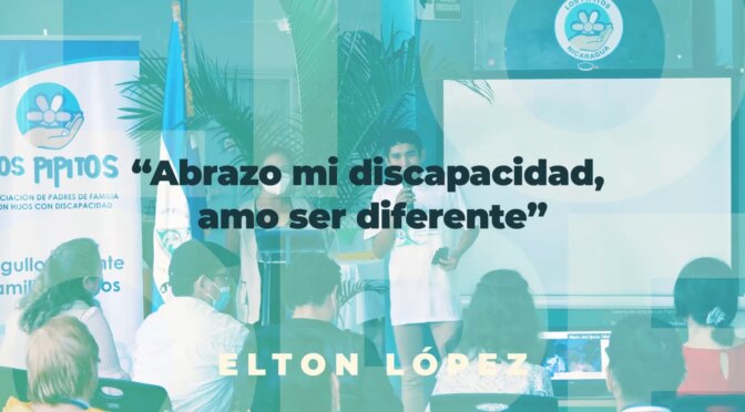 “Abrazo mi discapacidad, amo ser diferente”