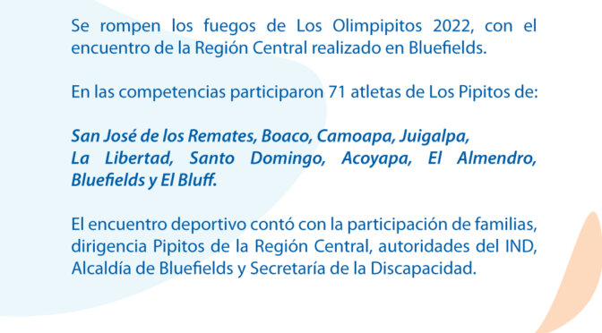 Inician los Olimpipitos 2022